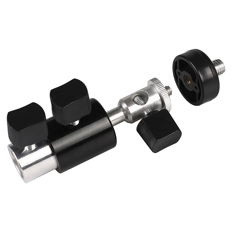 Kaliou C type-adapter Multi-functional small pan tilt strobe Umbrella Flash bracket holder Connector
