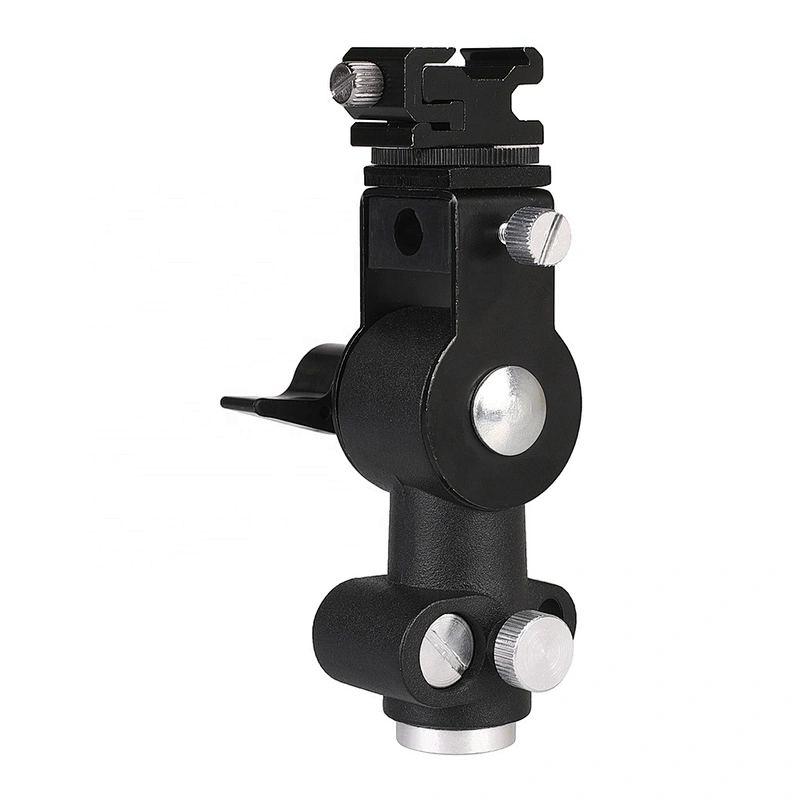 Kaliou Hot Shoe Swivel Mount Photo Umbrella Holder Bracket B Flash Adapter Light Stand