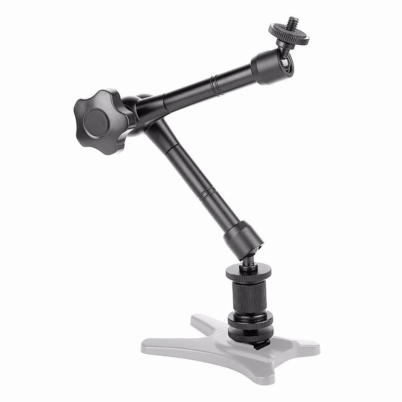 New Flexible Camera Bracket 11 Inch Friction Articulated Magic Arm 1/4 Hot Shoe Connector for Camera LCD Monitor LED Light