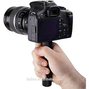 Kaliou Metal Stabilizer Camera Flash Handle LED Hand Grip for Nikon Canon DSLR