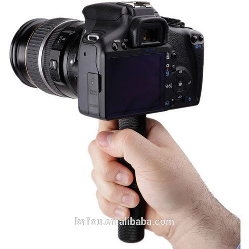 Kaliou Metal Stabilizer Camera Flash Handle LED Hand Grip for Nikon Canon DSLR
