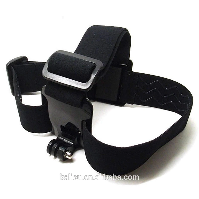 Factory direct sale Flexible Adjustable Head Strap Mount with Anti-slide Glue for Go pro Hero4 3+ 3/2/1