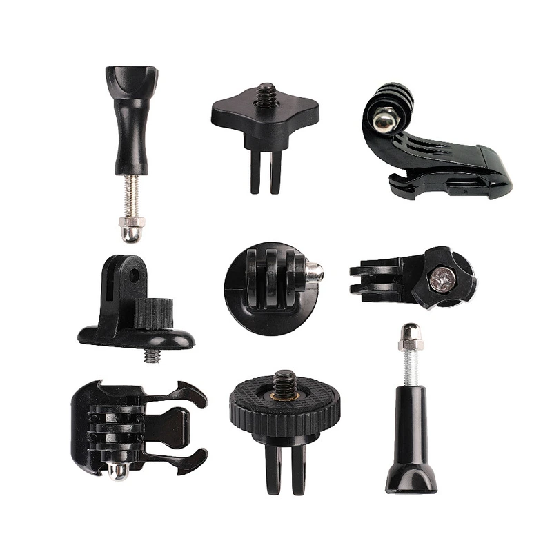 Kaliou Camera Mount Adapter Thumb Screw Knob Bolt Nut J Hook Buckle AEE Adapter for GoPros 6 5 4 3 2 1 SJCAMs Camera Accessory