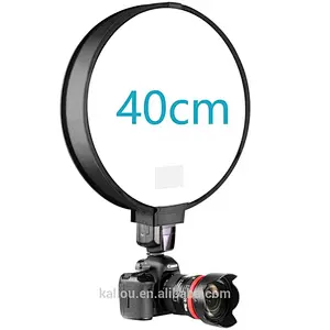 Kaliou DSLR Camera Professional 30/40cm Mini Portable Universal Round Photo Flash Diffuser Softbox