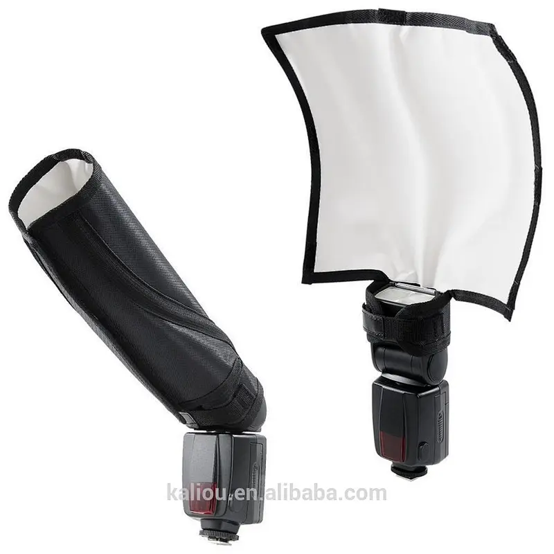 Foldable 25*25cm Photography External Flash Light Barrier Speedlight Reflector for Camera