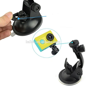 Kaliou Photographic accessories Travelling Car Mount Holder Suction Cup with Tripod Adapter for GoPros
