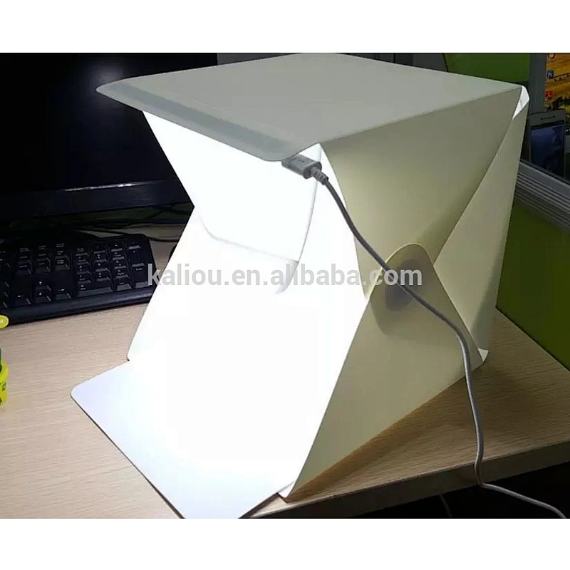 Photography Table Shooting Tent Portable Foldable LED mini Photo Studio for Mobile or Camera