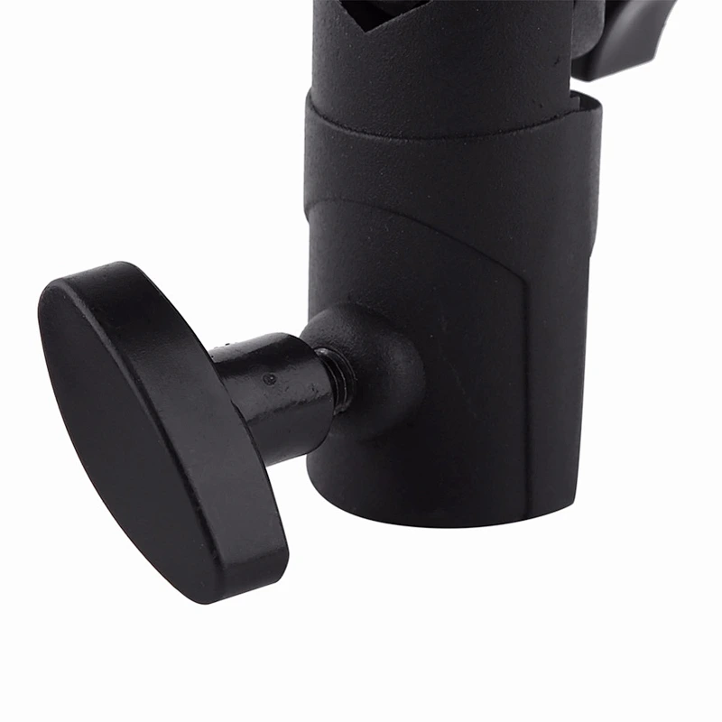 Kaliou Double Hot Shoe Flash Umbrella Holder Light Stand Bracket For Photo Video Photography
