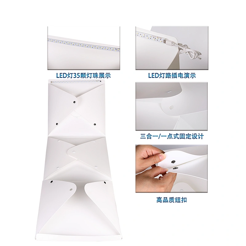 Portable Mini Photograph USB LED Light Soft Box Tent Folding Photo Studio 40*40*40cm for camera