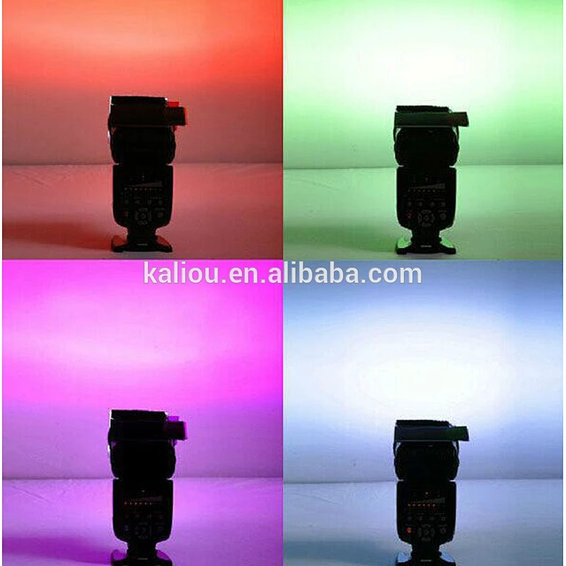 12pcs Strobist Flash Filter Color Card for Camera