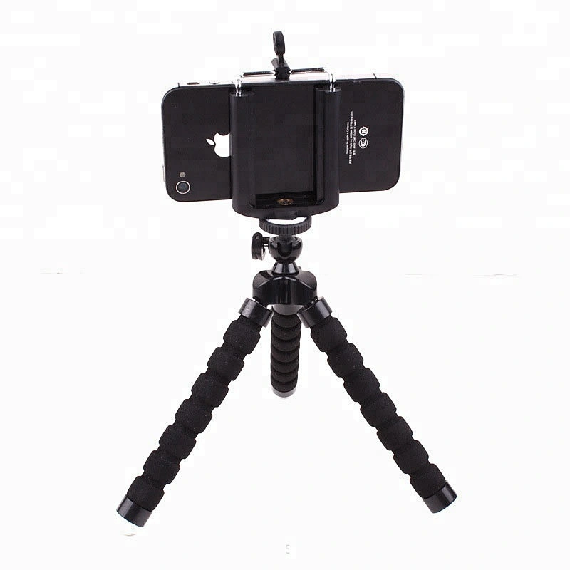 Factory price for Foleto 2in1 Car Phone Holder Tripod with clip Octopus Selfie Holder Stand Holder Mount for cell Phone