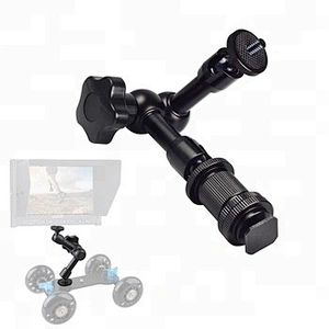 China suppliers 7/11inch Friction articulated arm 1/4 Hot Shoe Connector Photo Studio Accessories for Camera LCD Monitor