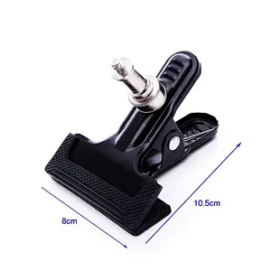 Photographic equipment Super powerful Light holder clip Background clip With 1/4 thread head for camera wholesale