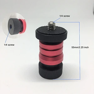 Kaliou Black Red Mini Ball Head with 1/4