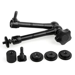 China supplier 7/11 Inch Articulating Magic Friction Arm clamp for Hot Shoe Mounts to Work with LED Panel for DSLR Monitor