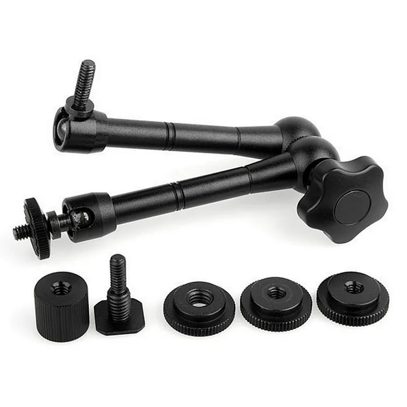 China supplier 7/11 Inch Articulating Magic Friction Arm clamp for Hot Shoe Mounts to Work with LED Panel for DSLR Monitor