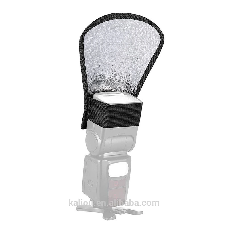Photography DSLR Camera Speedlite Flash Diffuser Softbox Silver Reflector