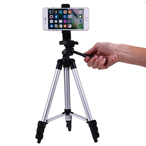 Kaliou High Qualified Professional Silver Aluminum Alloy 3110 Tripod 3110 Tripod Stand for Camera DSLR Video Mobile Phone