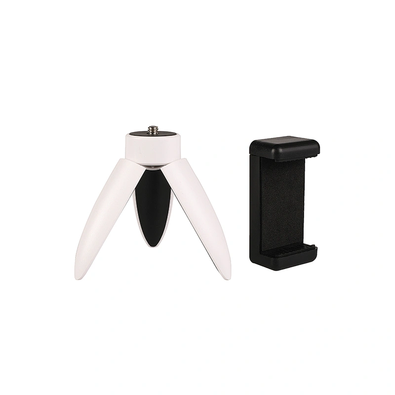 New design Mini Tripod desk holder For Go Pros Mobile Phone camera White