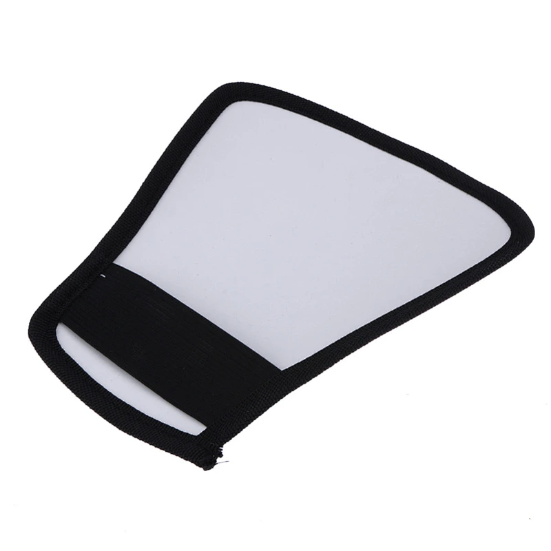 Kaliou Silver Camera Flash Diffuser Softbox Photo Flash Light Reflector For Canons Cameras Size 18.5*20.2cm