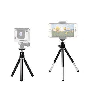 Kaliou 2019 Hot Selling Flexible Mini Tripod For Smartphone iphone Huaweixiaomi Monopod for Go pro 7 6 5 4 3 2 1 Sj4000 Sj5000