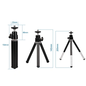 Kaliou 2019 Hot Selling Flexible Mini Tripod For Smartphone iphone Huaweixiaomi Monopod for Go pro 7 6 5 4 3 2 1 Sj4000 Sj5000