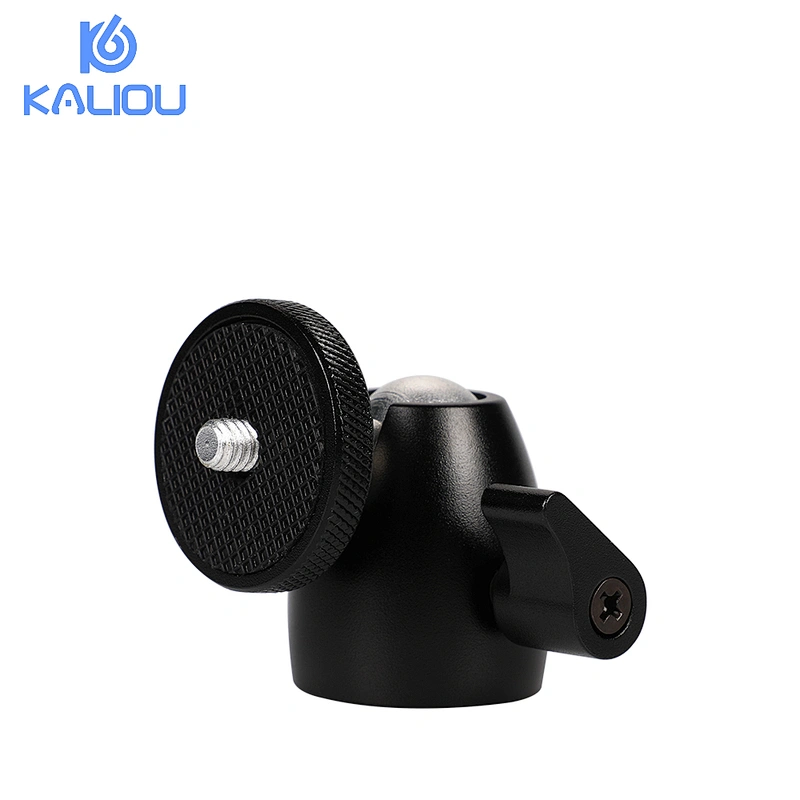 Kaliou 360 Degree Rotating Swivel Mini Tripod Ball Head 1/4