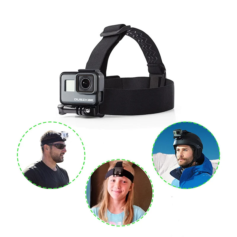Kaliou camera strap  Mount For GoPros Accessories 5 Head Belt