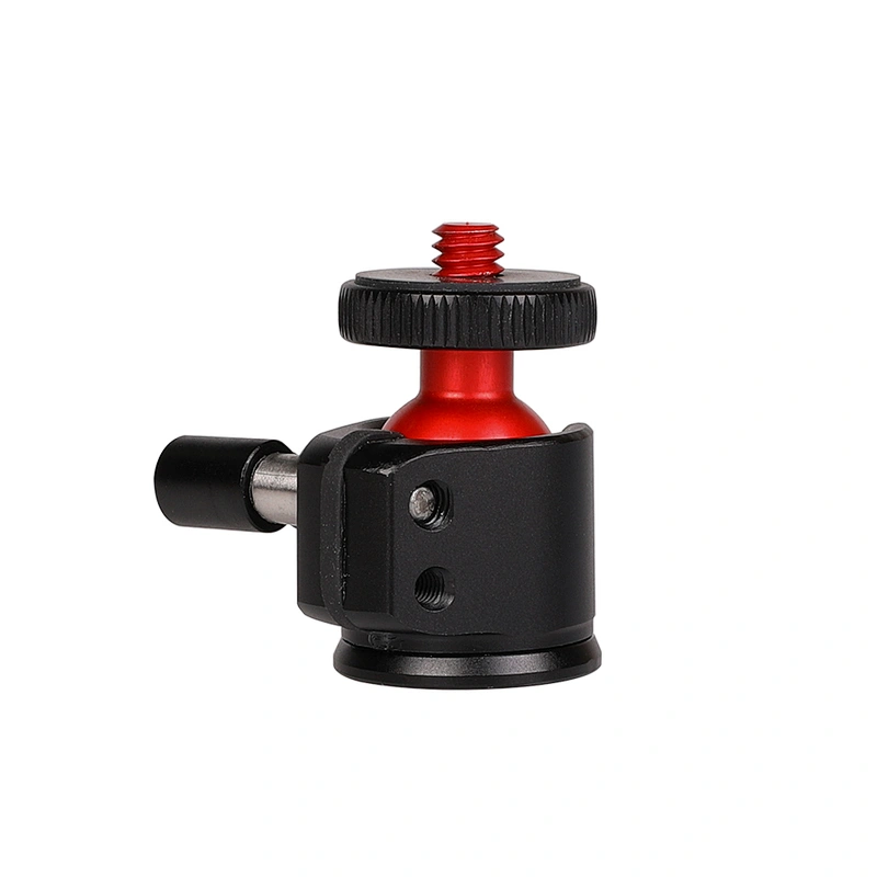 New Arrival High quality Universal Red 360 Swivel Ball Head 1/4
