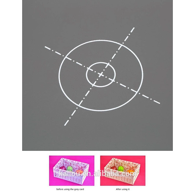 30cm Grey/White Card Focusing Plate for Photograph with high quality