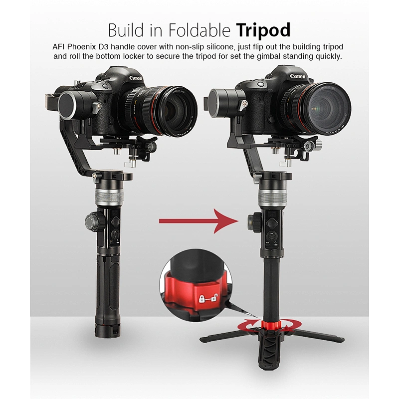 Hot New Manufacturer Handheld 3 Axis Panorama Mobile Camera Gimble Stabilizer for Sports Self-video Shooting