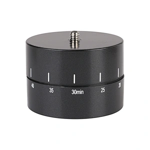 Kaliou Go pro 60min Time Lapse 360 degree Rotating Automatic Timer Tripod Head Photography Delay Tilt Head for Go Pro 7 6 5 4 3