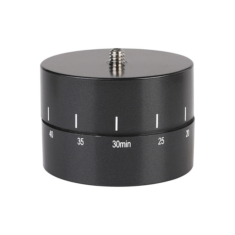 Kaliou Go pro 60min Time Lapse 360 degree Rotating Automatic Timer Tripod Head Photography Delay Tilt Head for Go Pro 7 6 5 4 3