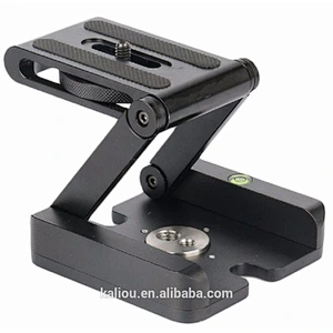 2017 New Arrival Factory Universal Tripod Head Stand Z Type Folding Go pro Mount Quick Release Plate