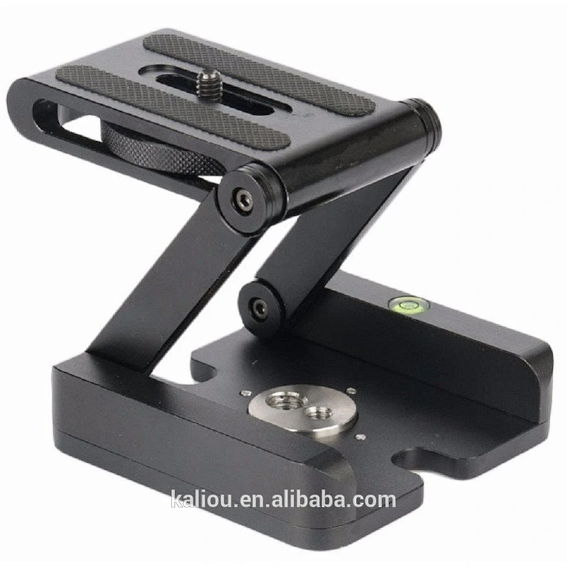 2017 New Arrival Factory Universal Tripod Head Stand Z Type Folding Go pro Mount Quick Release Plate