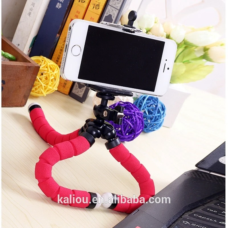 Wholesale Mini Flexible Sponge Octopus Tripod for Go pro and Smartphones
