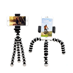 KALIOU Mini Octopus Tripod Bracket Remote Shutter Portable Flexible For Camera Mobile Phone Tripods Foldable Desktop Stand