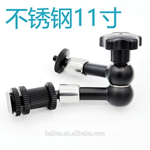 Hot Articulating 7 inches and 11 inches Magic Friction Arm Stainless steel magic arm for Go pro heros Cameras