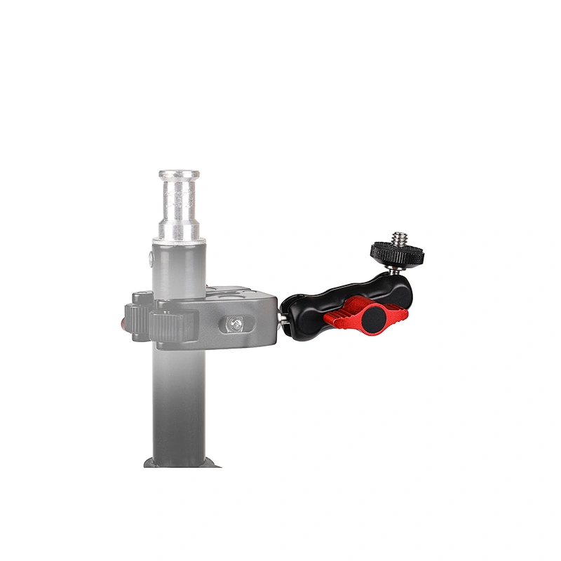 New arriving Multi-function Double Ball Head Arm Clamp For DJI Ronin Gimbal DSLR Camera+Locking Knob Kit To Mount Monitors Led