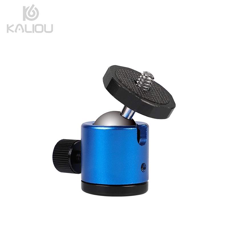 2018 New arriving Colorful Universal 360 Degree Swivel Rotating Aluminium Mini Tripod Mount Adapter ball head bolt for camera
