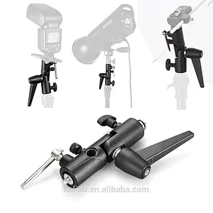 Hot Sale Whole Metal H Type Flash Bracket Stand for Mount Umbrella Holder/Ball head/Trigger/Light Adapter