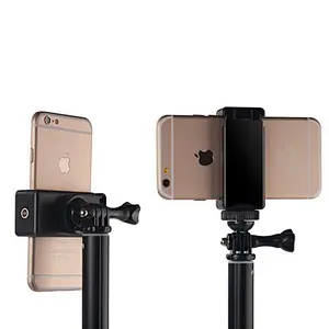 Factory Kaliou Adjustable Cell Phone Clip Holder mount bracket Adapter For Camera Tripod smartphone
