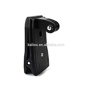 Kaliou 360 degree backpack bag sports camera accessories For GoPro clip hat clip Tripod Monopod Mount Adapter