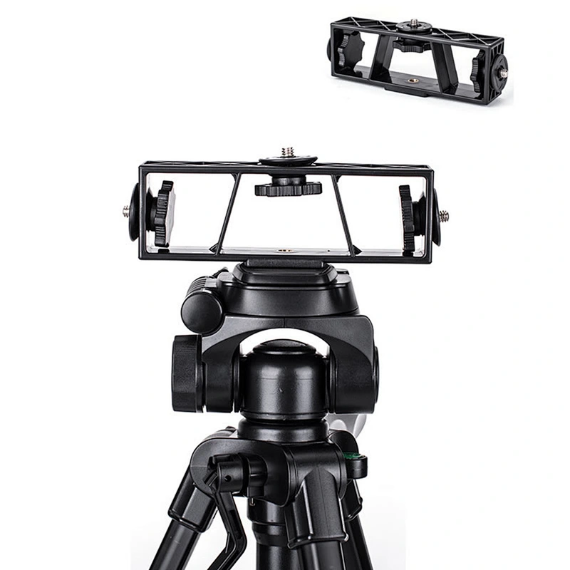 Kaliou Cell Phone Holder with Live Stream for iPhone mobile phone  double clip Holder Bracket Desk Lamp