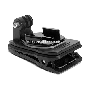 Kaliou Camera Accessories Waterproof clip 360 Rotatable Clip Mount Belt Knapsack Backpack Clamp For Gopros Hero3+/3/2/1