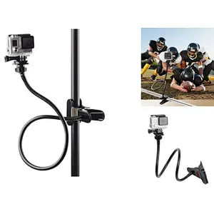 Metal long bending clip frame shooting bracket holder for sports camera clips hero5/4/3+