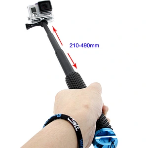 Kaliou Handheld Waterproof 19 Inch Monopod Selfie Stick for Go pro 7 6 5 4 3 2 1 Xiao yi SJ4000 SJ5000 Action Camera Smartphone