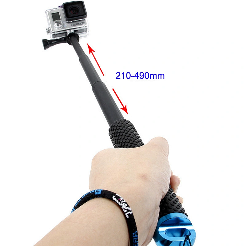 Kaliou Handheld Waterproof 19 Inch Monopod Selfie Stick for Go pro 7 6 5 4 3 2 1 Xiao yi SJ4000 SJ5000 Action Camera Smartphone