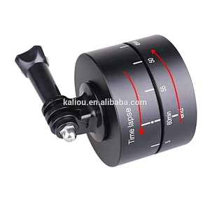 Kaliou Go pros accessories 360 Degrees 120min Panning Rotating Time Lapse Stabilizer Tripod for Go pros/ Xiaoyi cameras