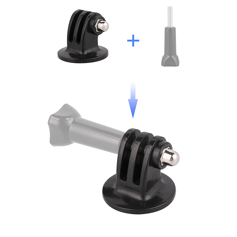 Kaliou Kaliou Tripod Mount Monopod Adapter for Go pro 7 6 5 4 3+ 3 2 1 SJ4000 SJ5000 XiaomiYi Action Camera Accesseries kits
